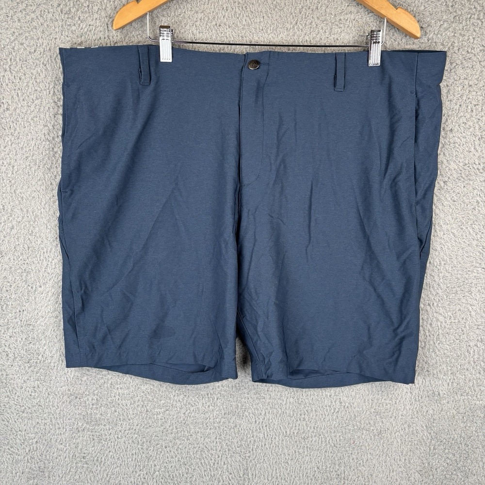 Adidas Ultimate 365 3 Stripe Short Mens Size 42 Navy Golf Casual Pockets Stretch
